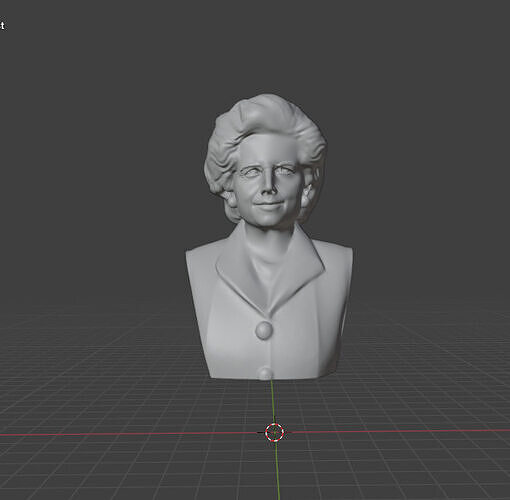 Margaret Thatcher 3D print model