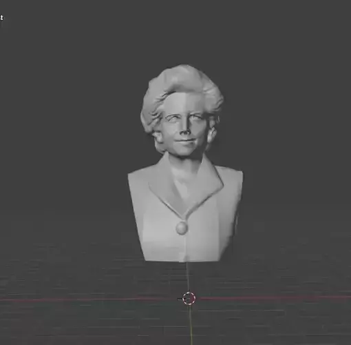 Margaret Thatcher 3D print model