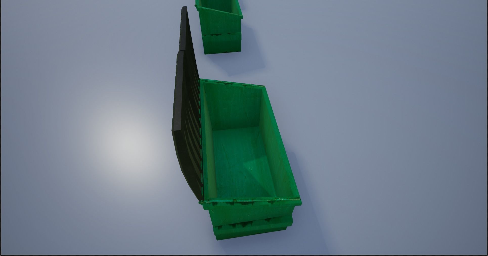 Garbage-Trash Containers-Dumpster Low-poly 3D model_12