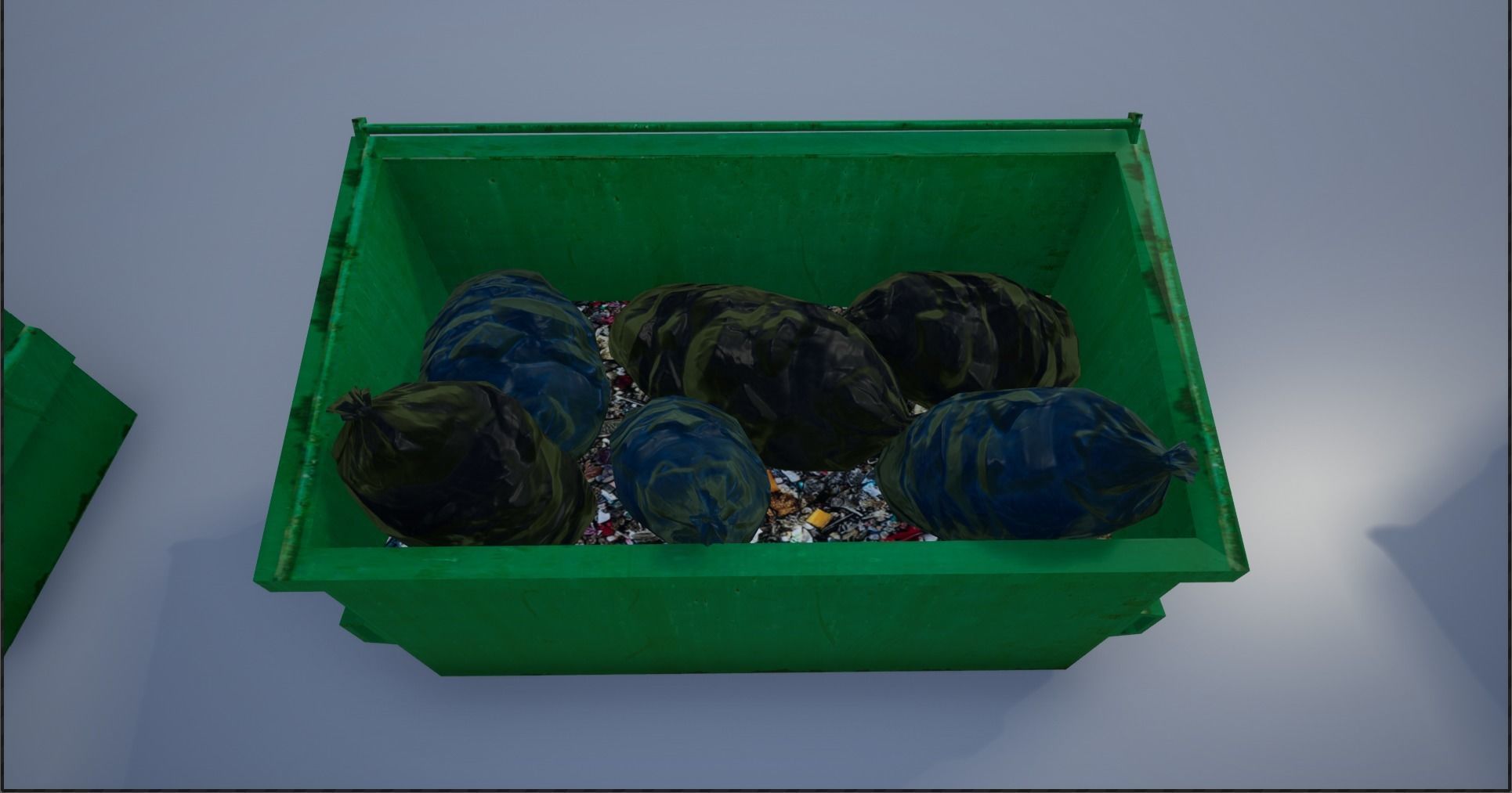 Garbage-Trash Containers-Dumpster Low-poly 3D model_20