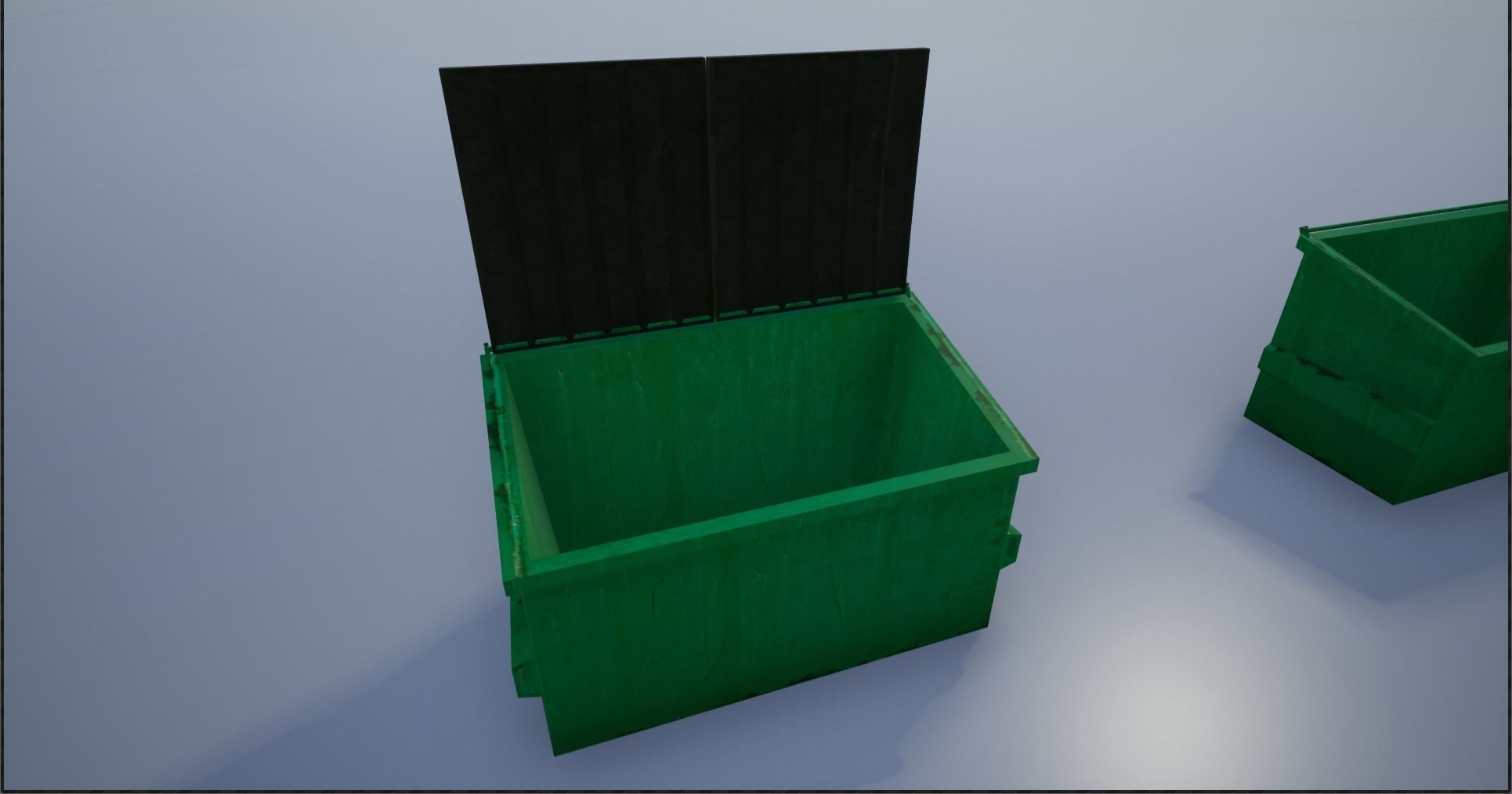 Garbage-Trash Containers-Dumpster Low-poly 3D model_14