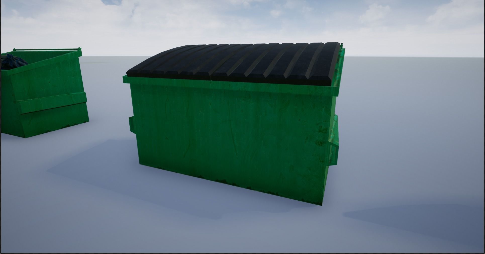 Garbage-Trash Containers-Dumpster Low-poly 3D model_22