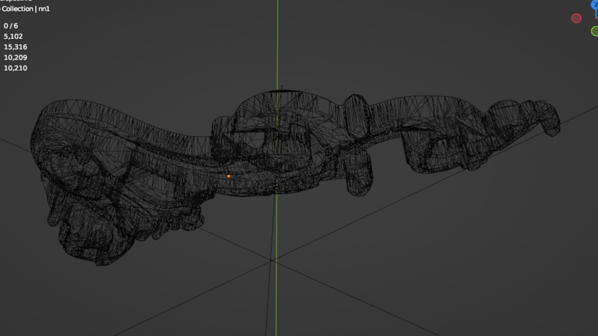 Classic decor ornament 251 3D model_5