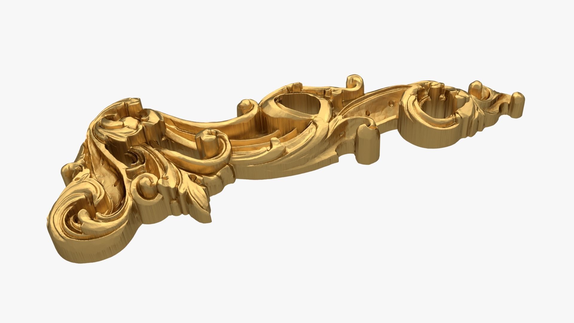 Classic decor ornament 251 3D model_3