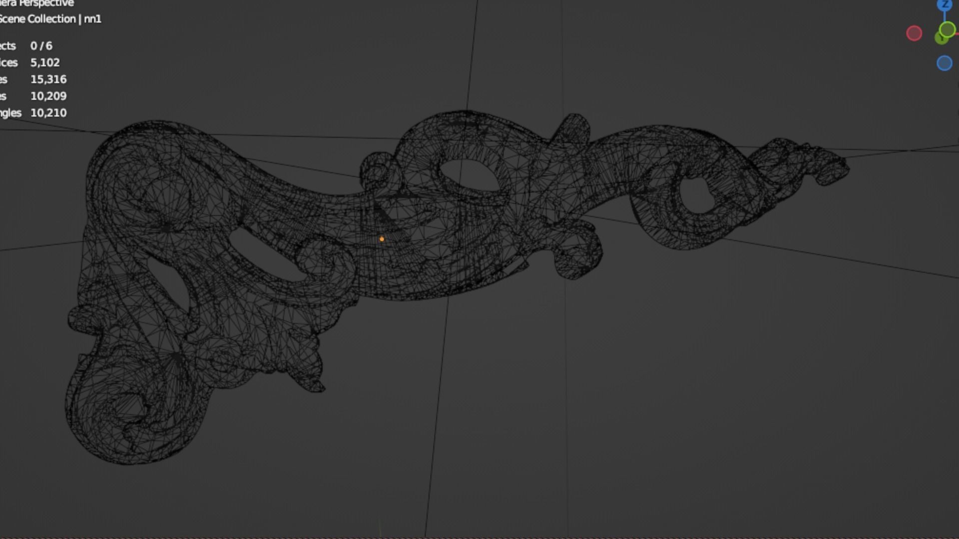 Classic decor ornament 251 3D model_6