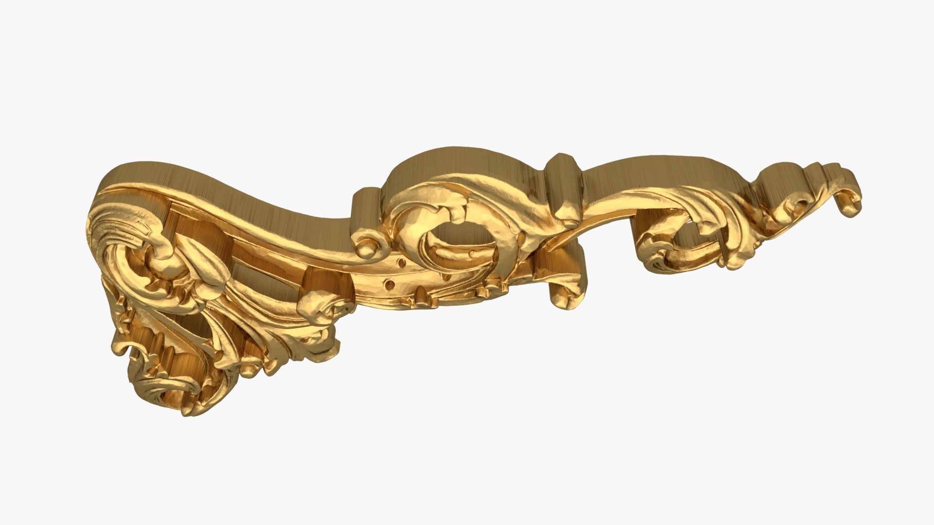 Classic decor ornament 251 3D model_4