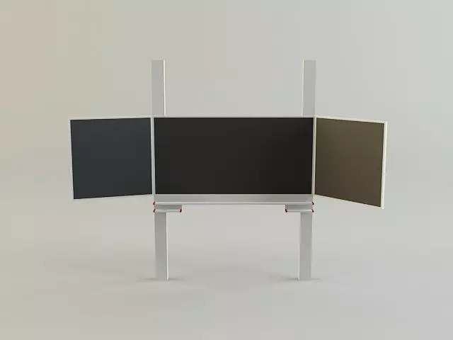 Black Board 3D model_0