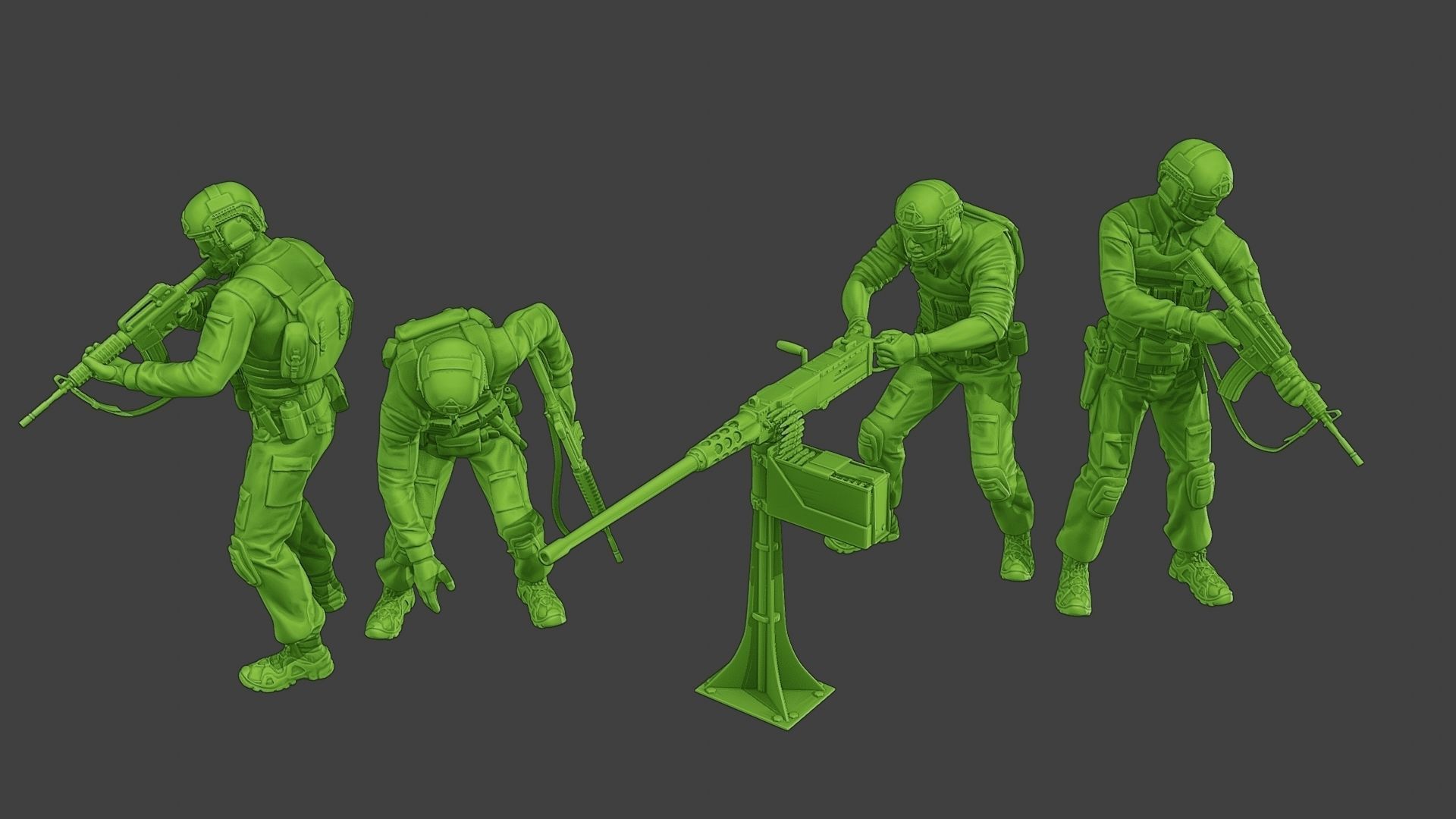 US Special Forces USSF1 Pack 1 3D Model Collection_18