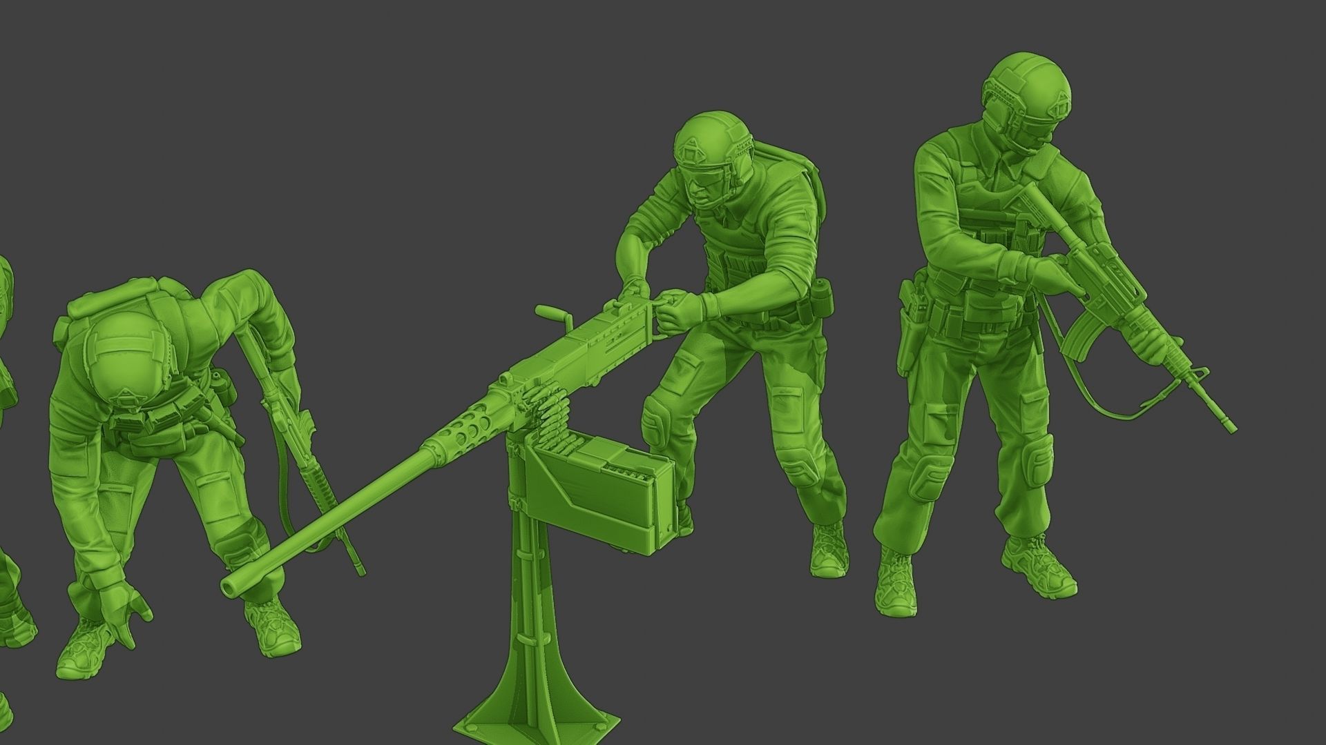 US Special Forces USSF1 Pack 1 3D Model Collection_29