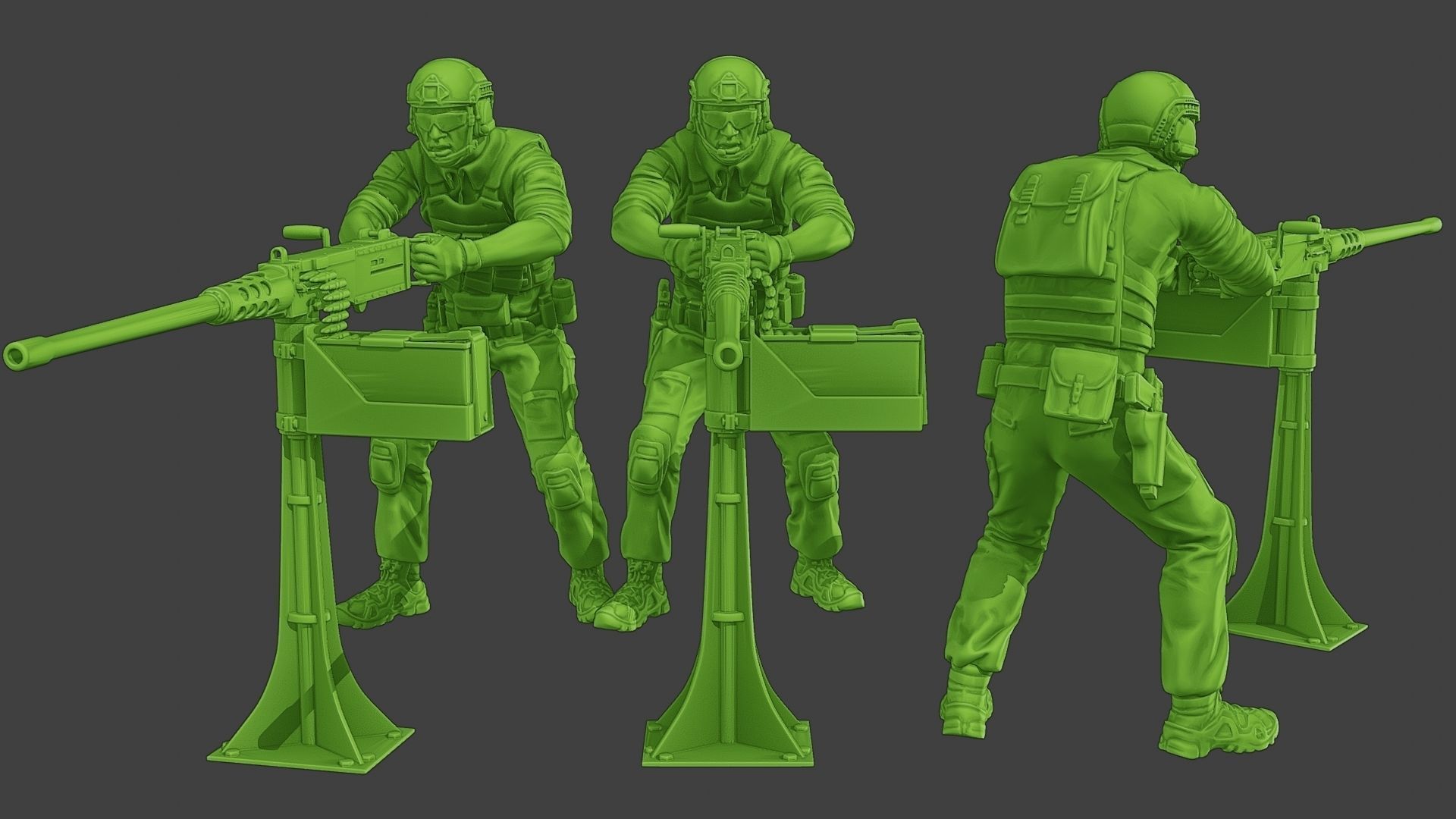 US Special Forces USSF1 Pack 1 3D Model Collection_2