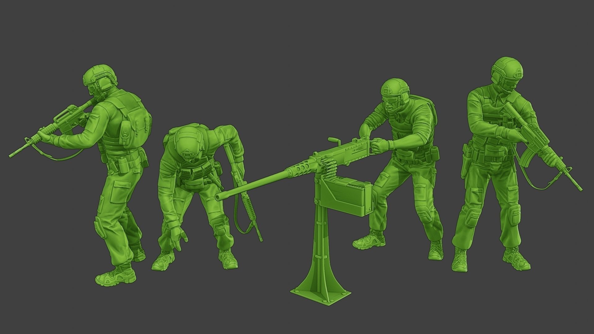 US Special Forces USSF1 Pack 1 3D Model Collection_19