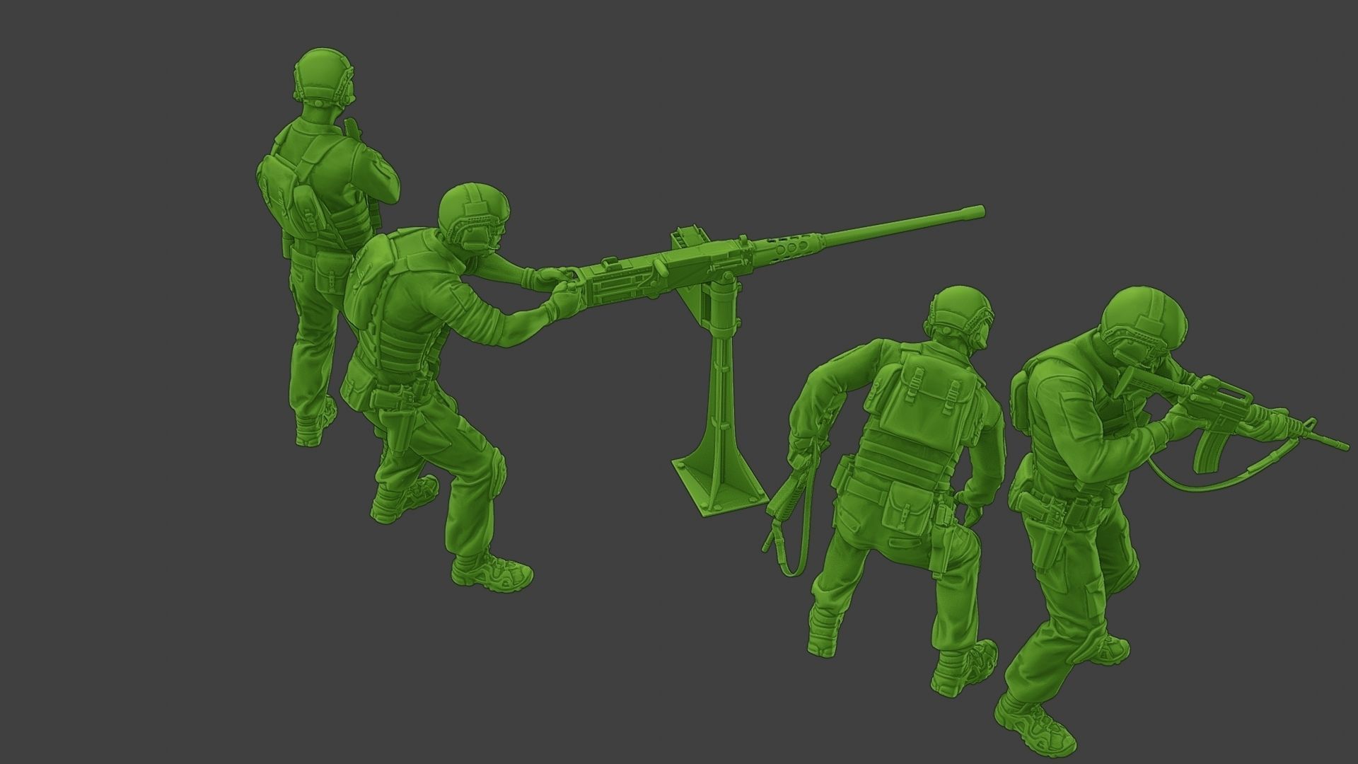 US Special Forces USSF1 Pack 1 3D Model Collection_12