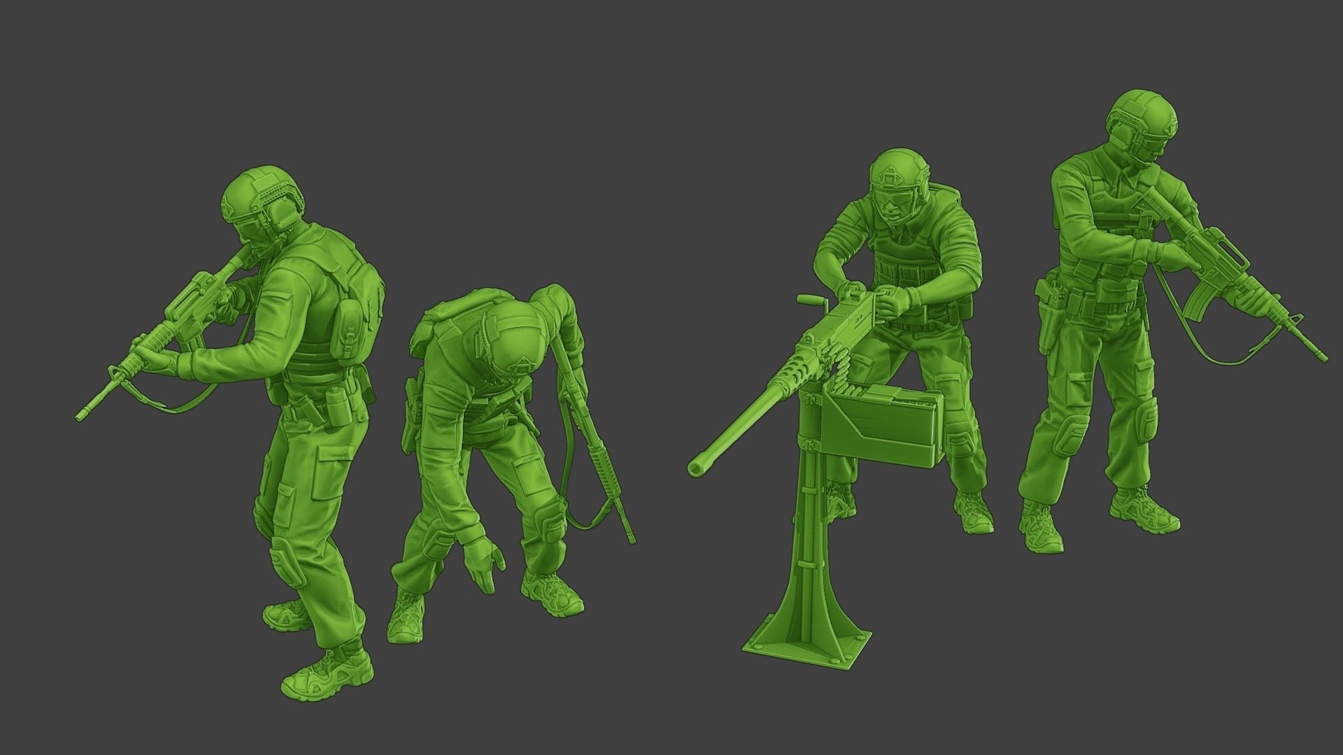 US Special Forces USSF1 Pack 1 3D Model Collection_28