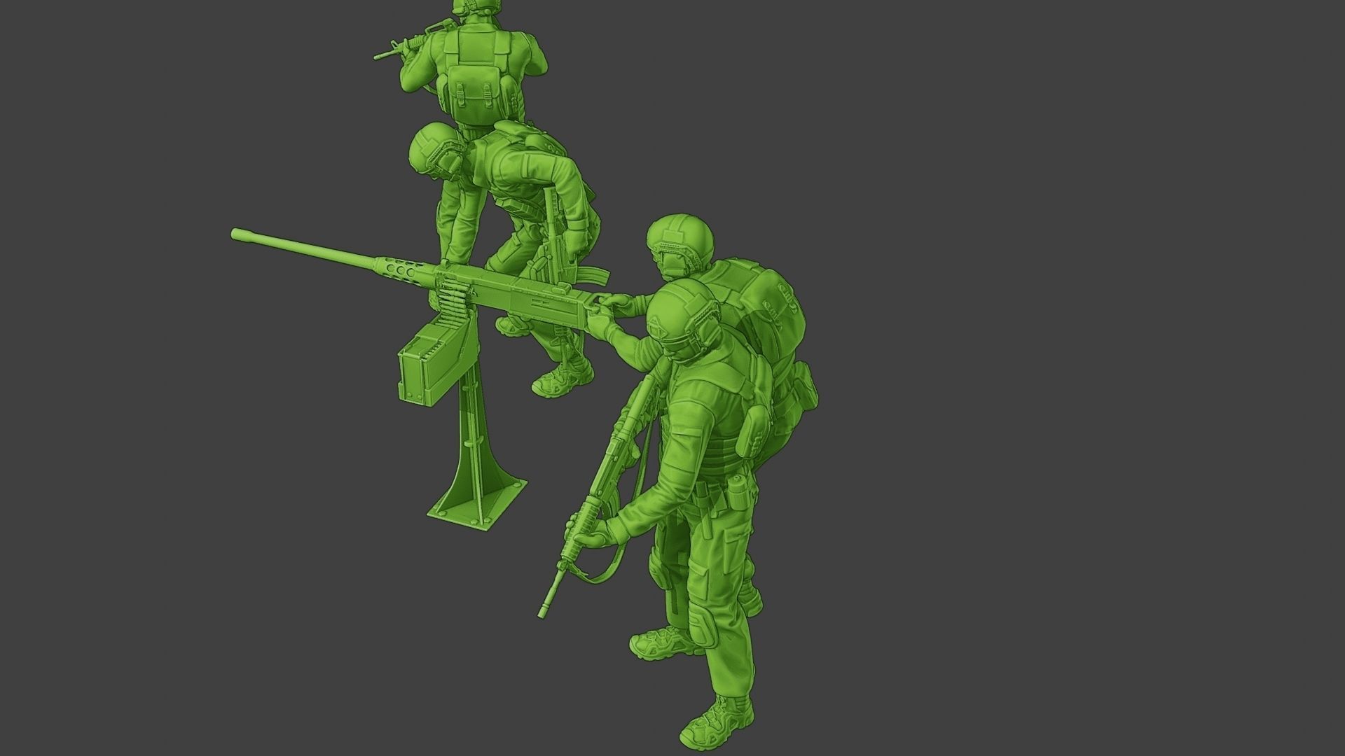 US Special Forces USSF1 Pack 1 3D Model Collection_11