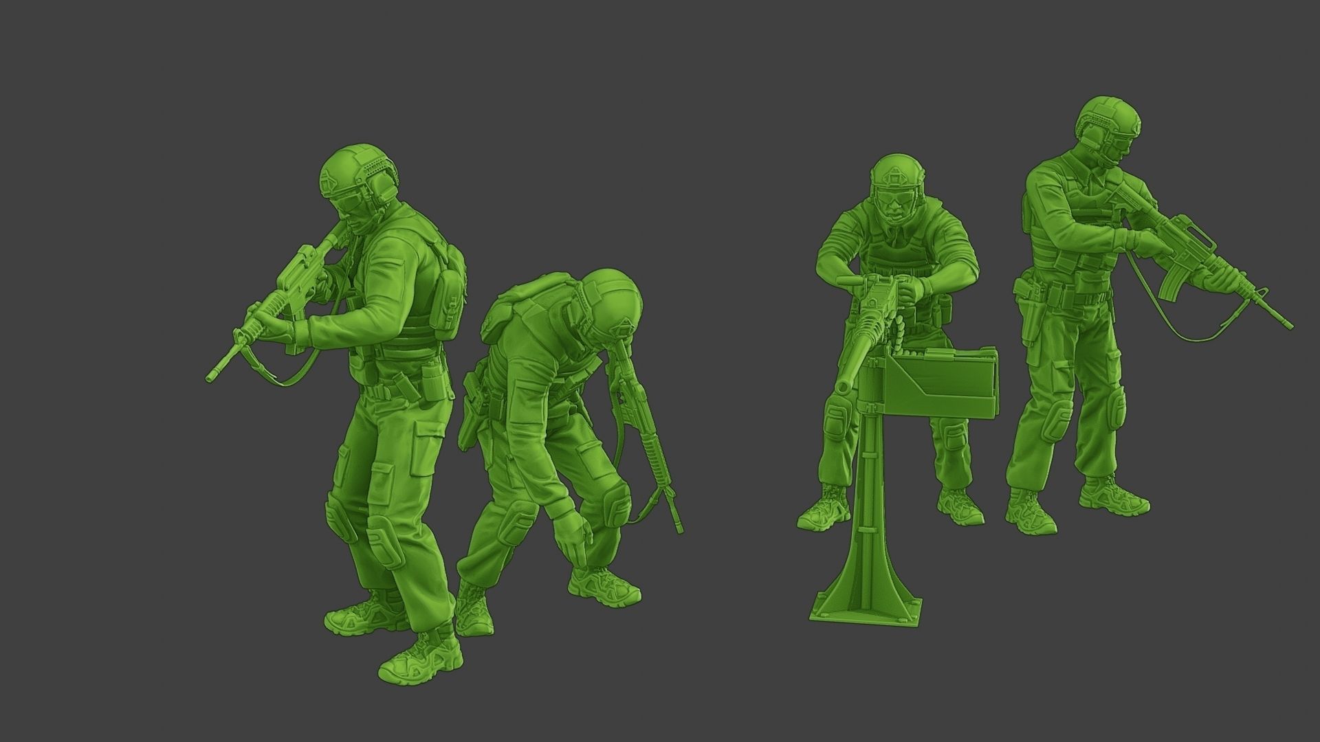 US Special Forces USSF1 Pack 1 3D Model Collection_22