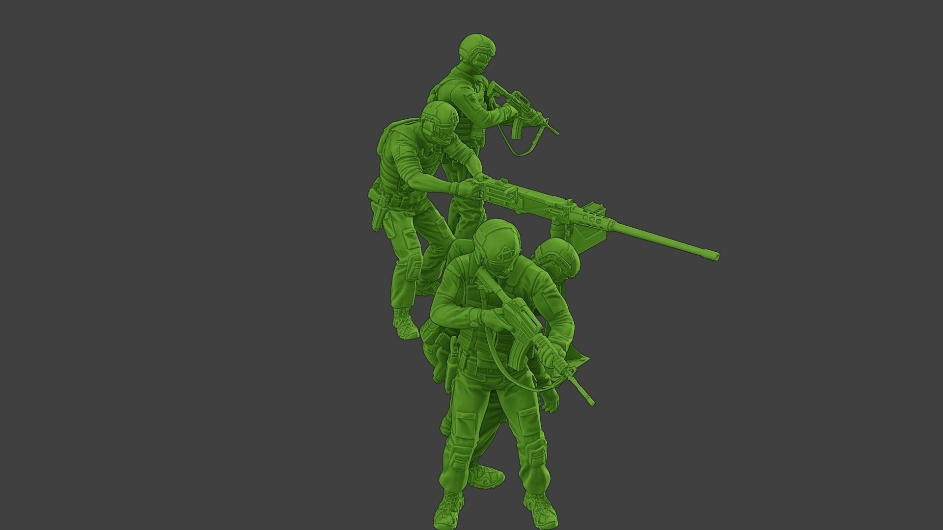 US Special Forces USSF1 Pack 1 3D Model Collection_10