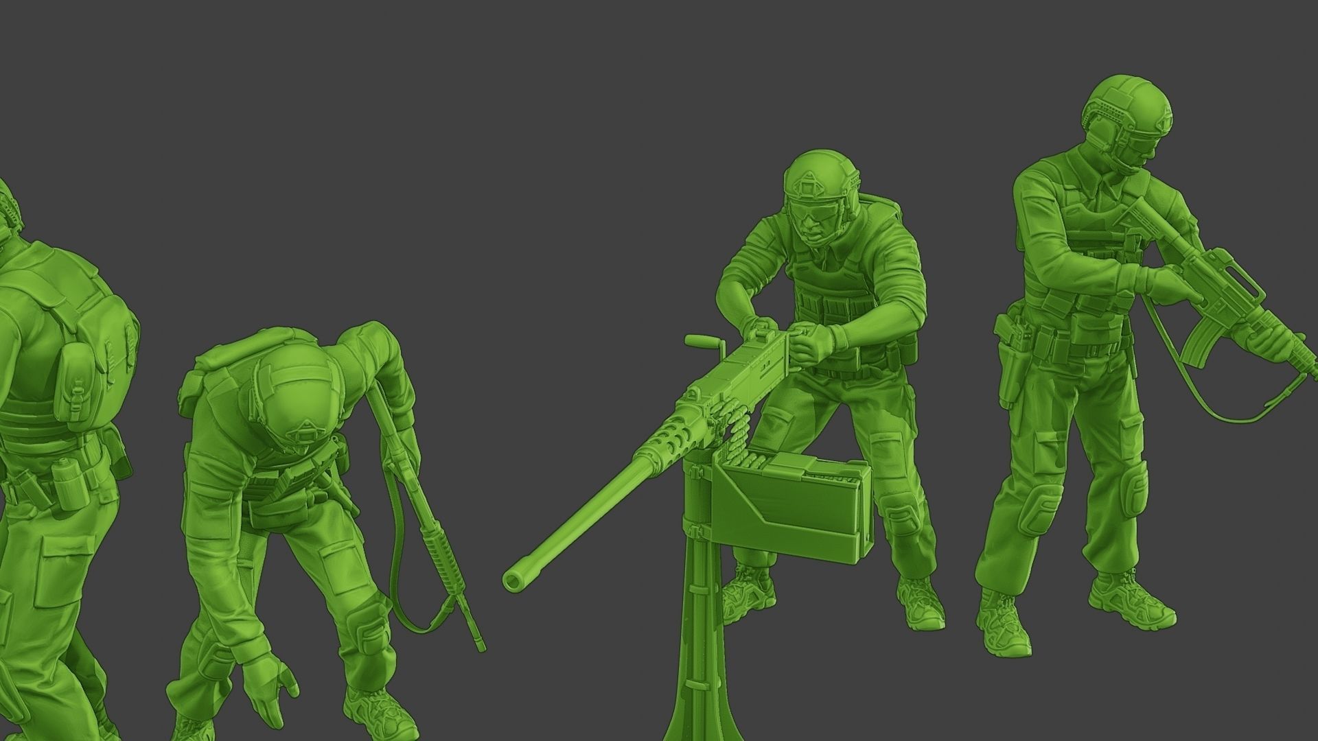 US Special Forces USSF1 Pack 1 3D Model Collection_26