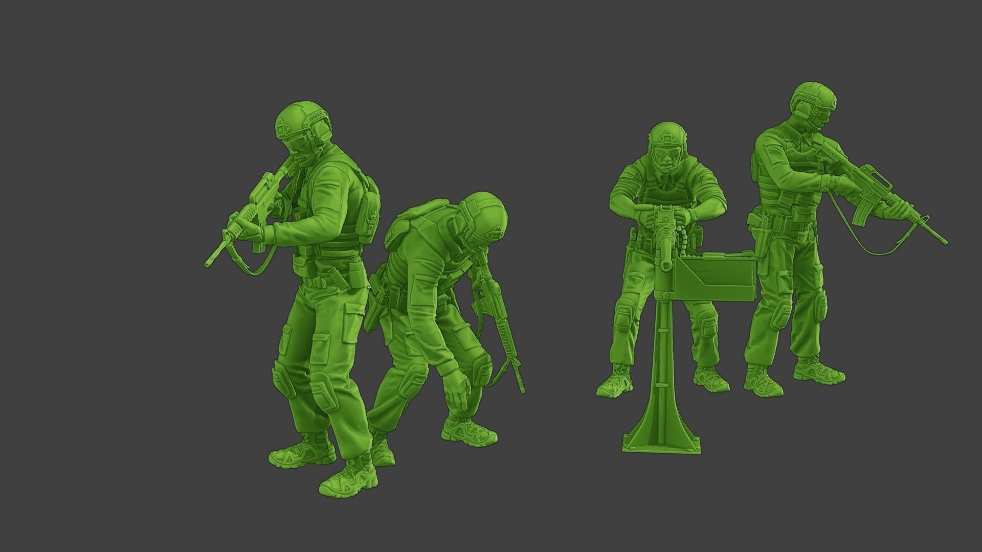 US Special Forces USSF1 Pack 1 3D Model Collection_14