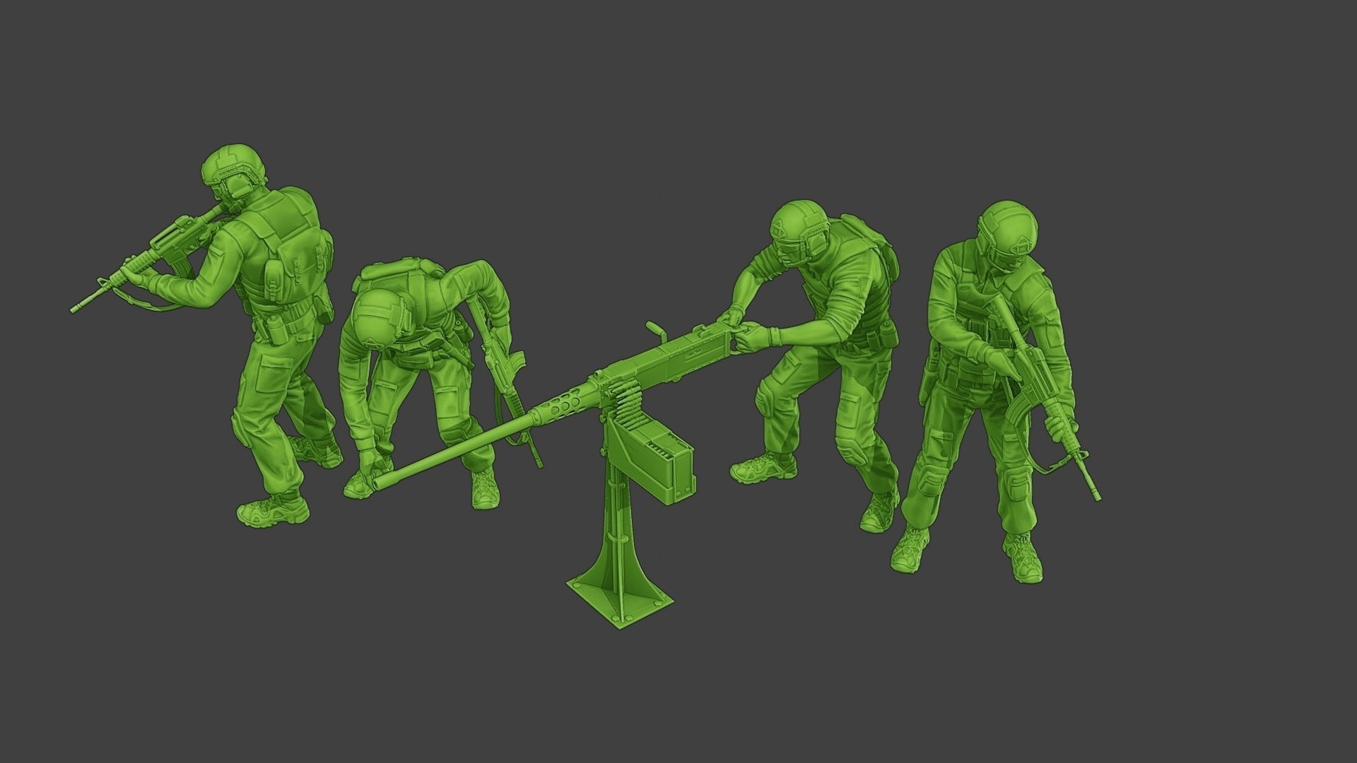 US Special Forces USSF1 Pack 1 3D Model Collection_13