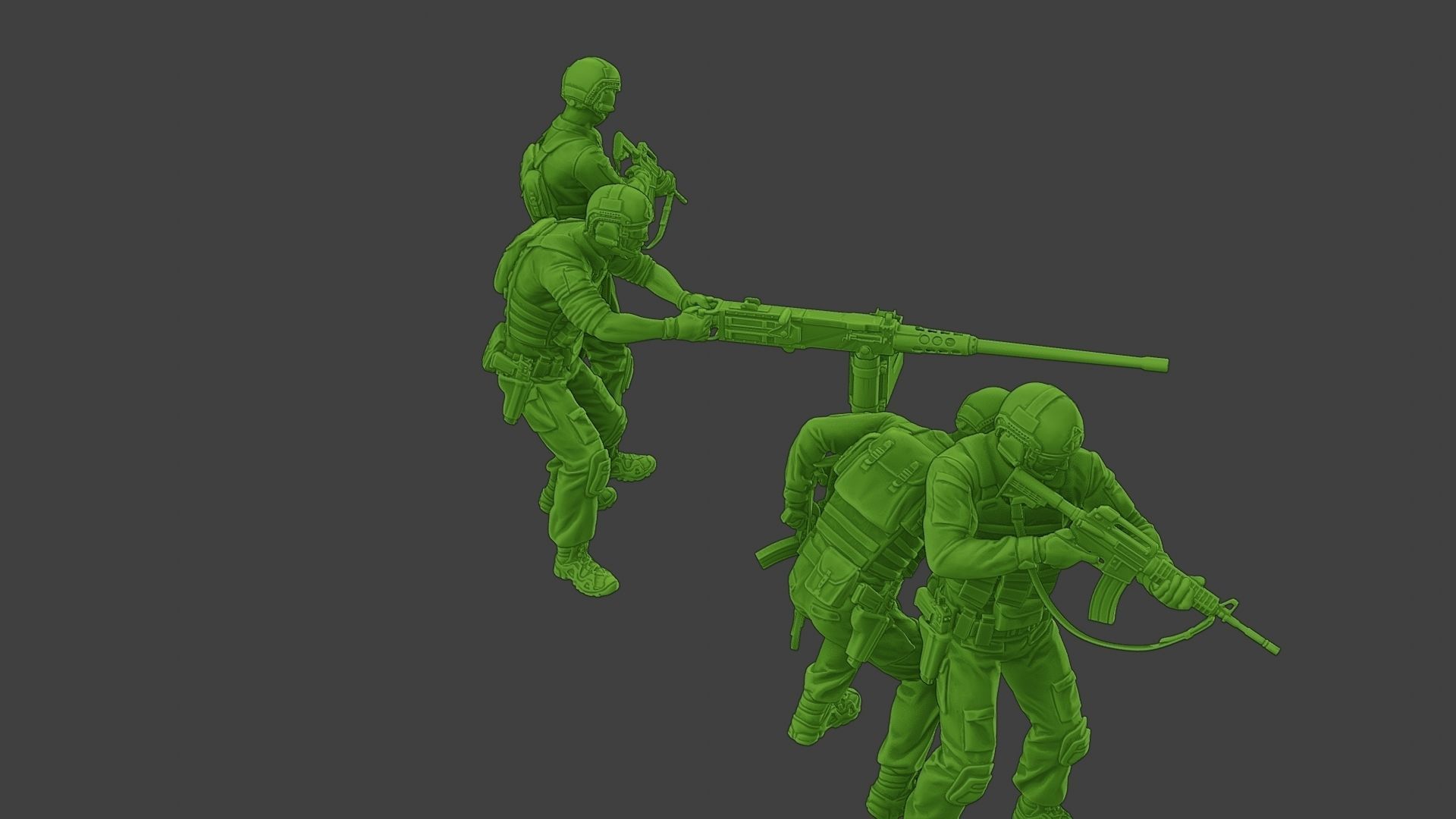 US Special Forces USSF1 Pack 1 3D Model Collection_20