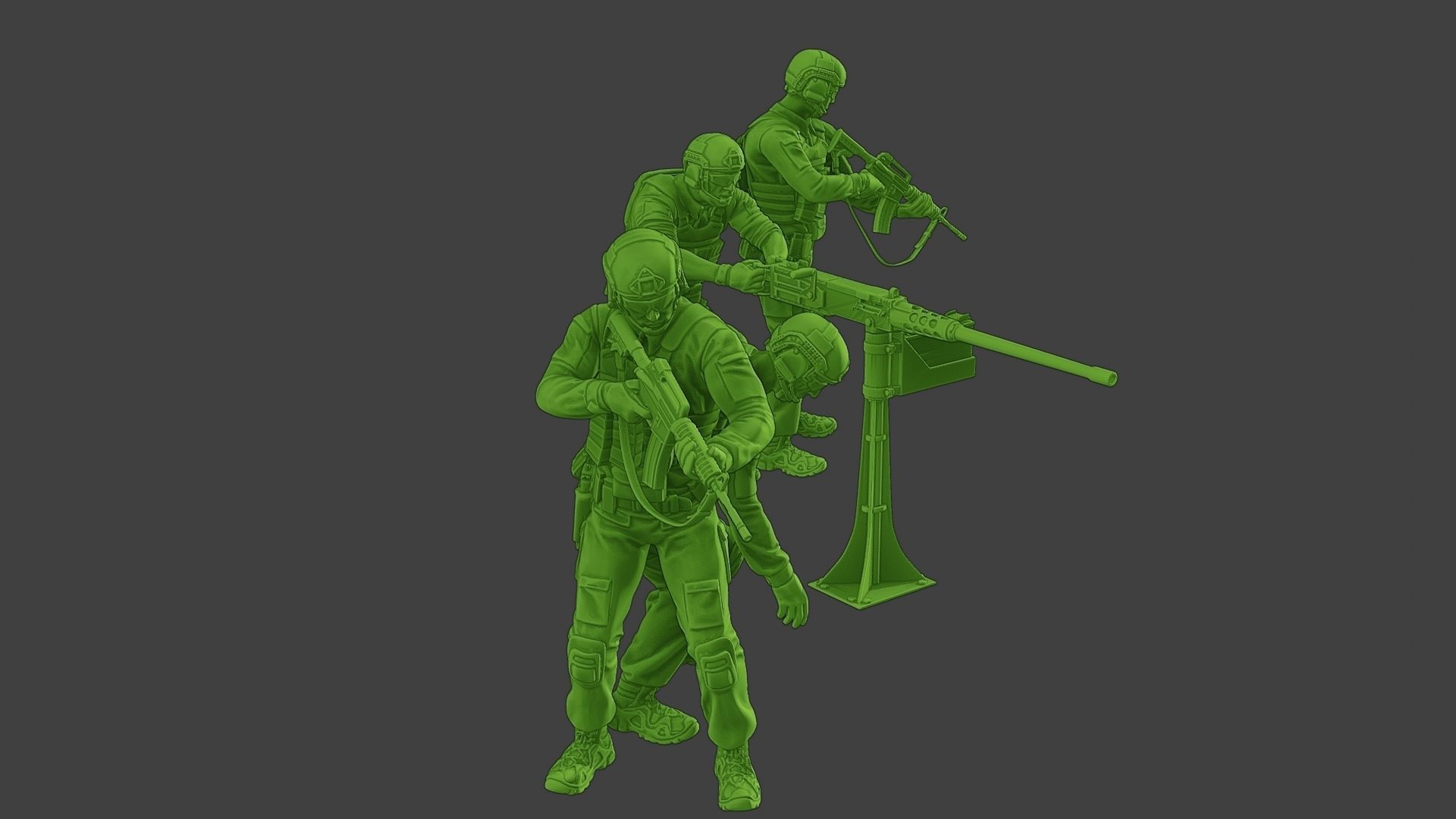 US Special Forces USSF1 Pack 1 3D Model Collection_7