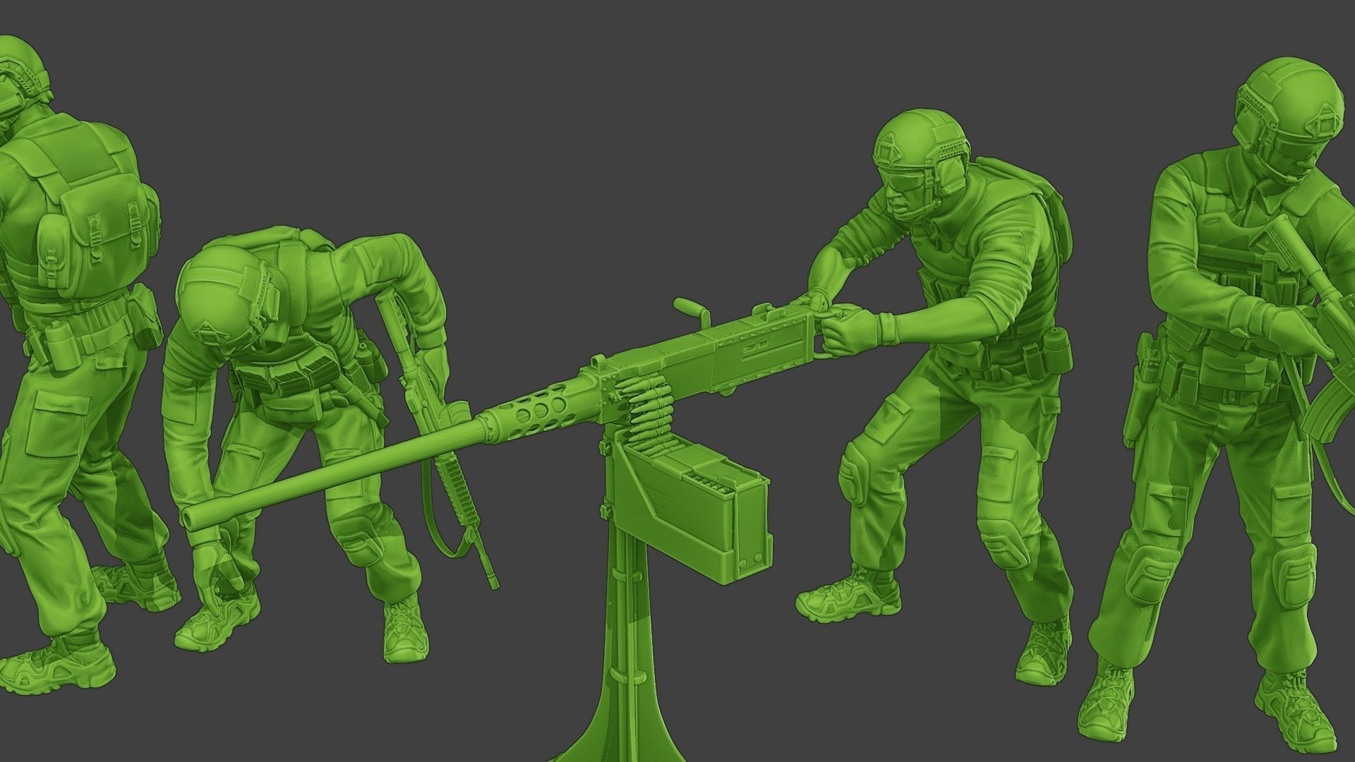 US Special Forces USSF1 Pack 1 3D Model Collection_31