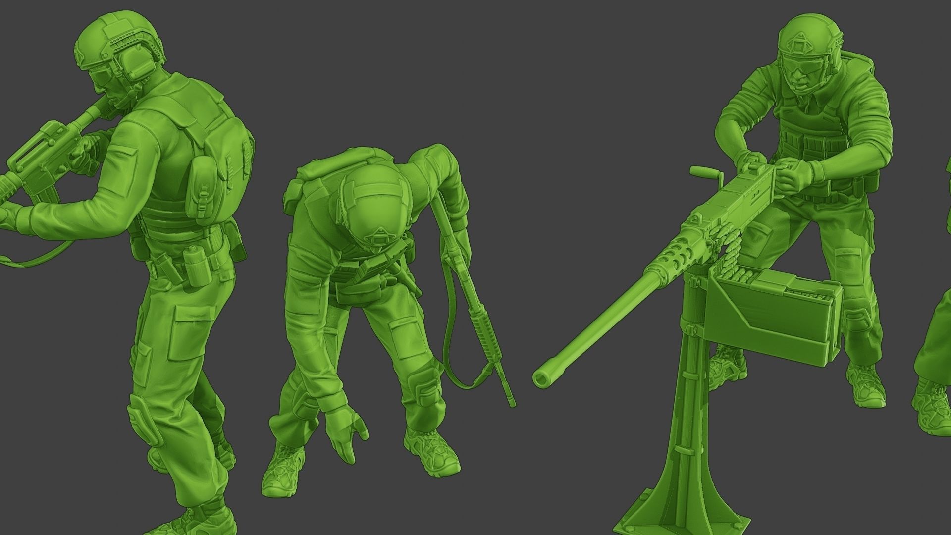 US Special Forces USSF1 Pack 1 3D Model Collection_27