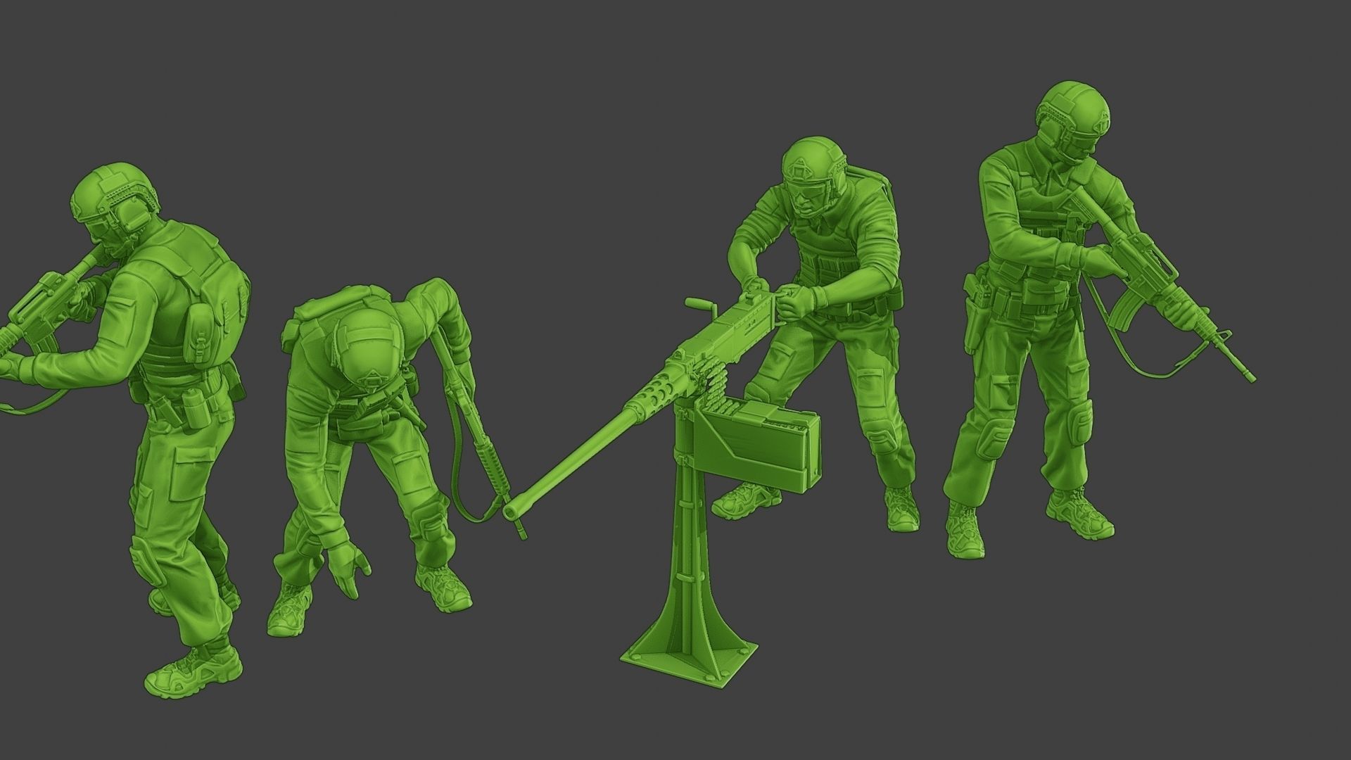 US Special Forces USSF1 Pack 1 3D Model Collection_24