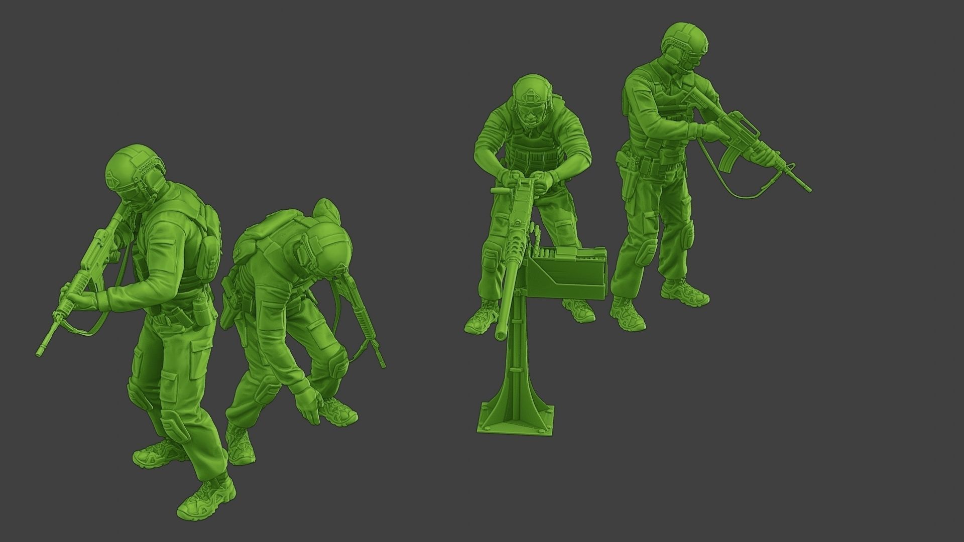 US Special Forces USSF1 Pack 1 3D Model Collection_21