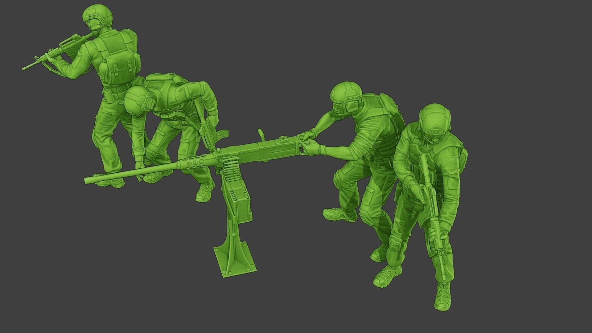 US Special Forces USSF1 Pack 1 3D Model Collection_15