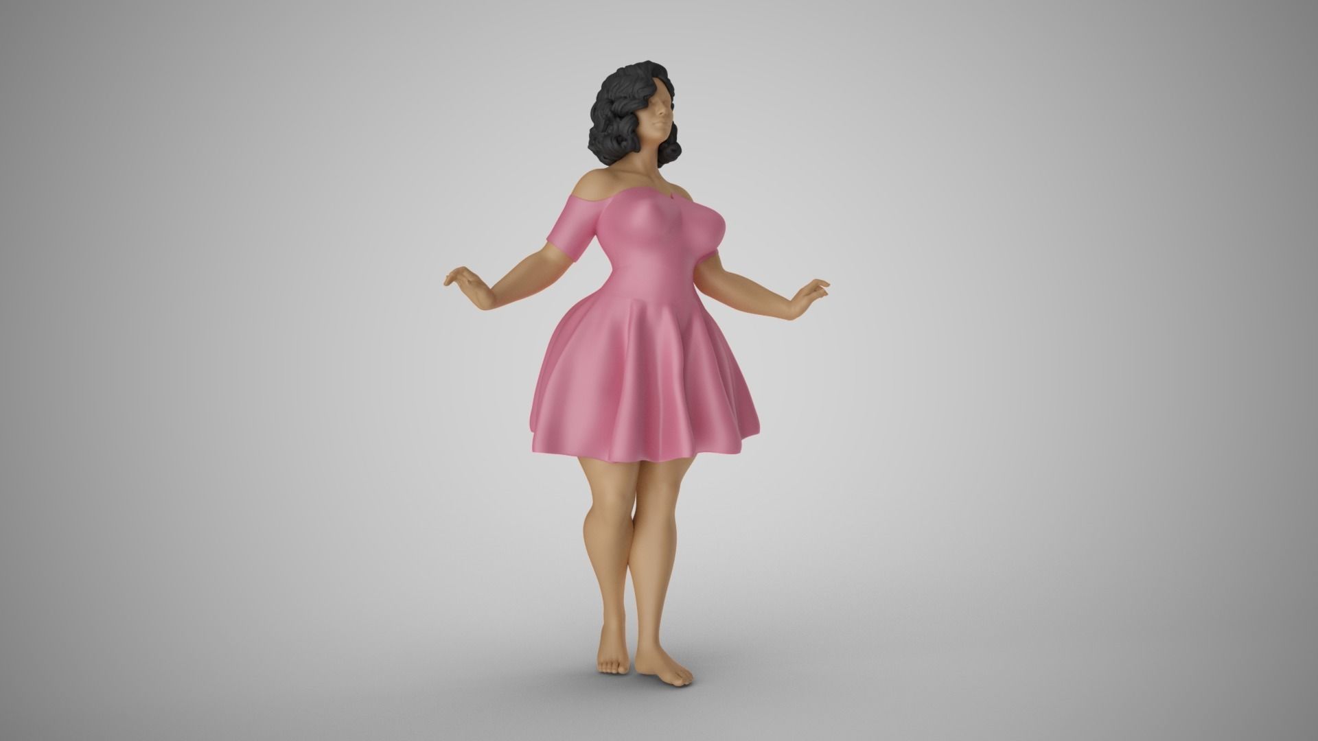 Princess Rehearsal 3D print model_4