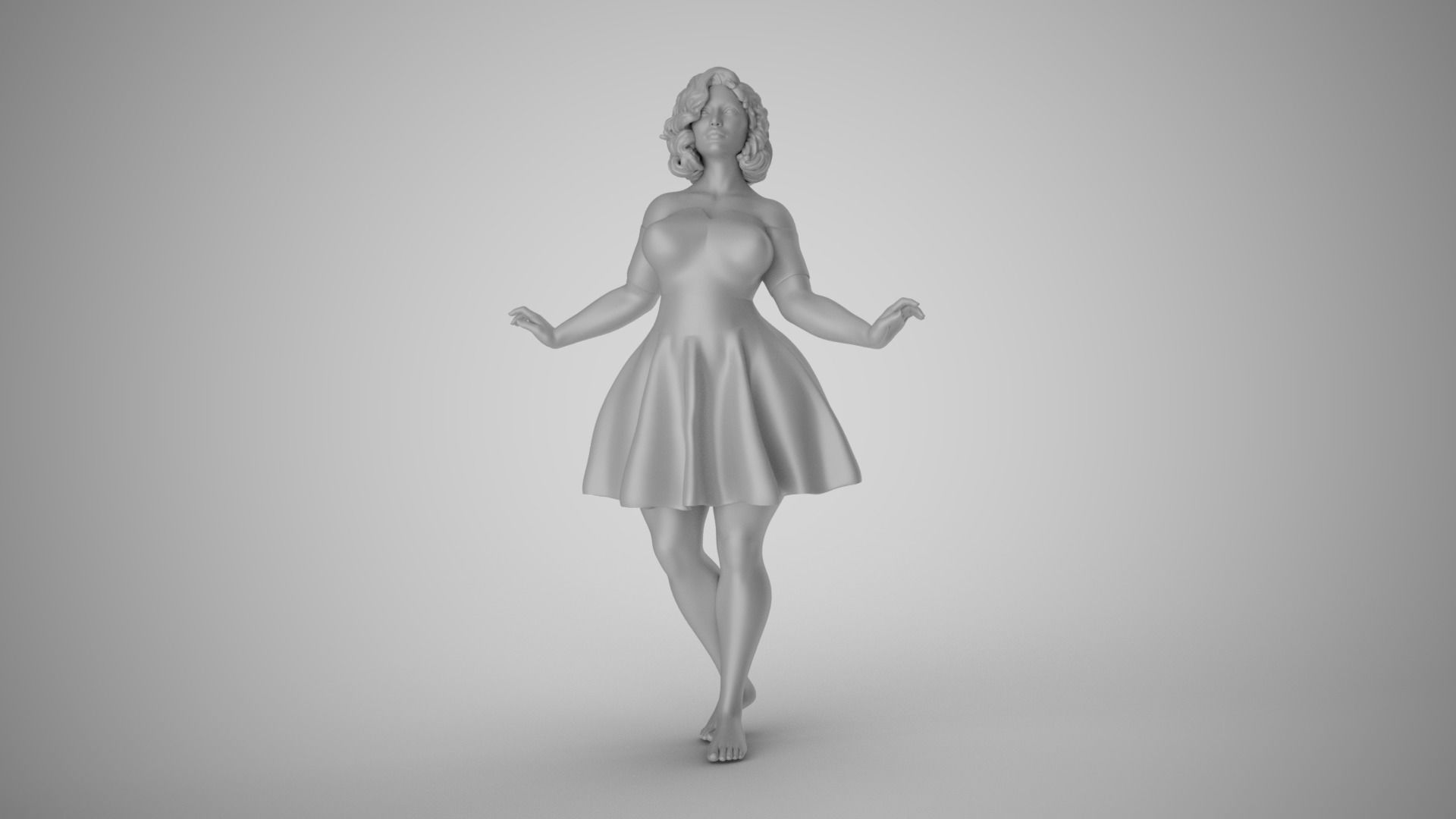 Princess Rehearsal 3D print model_2