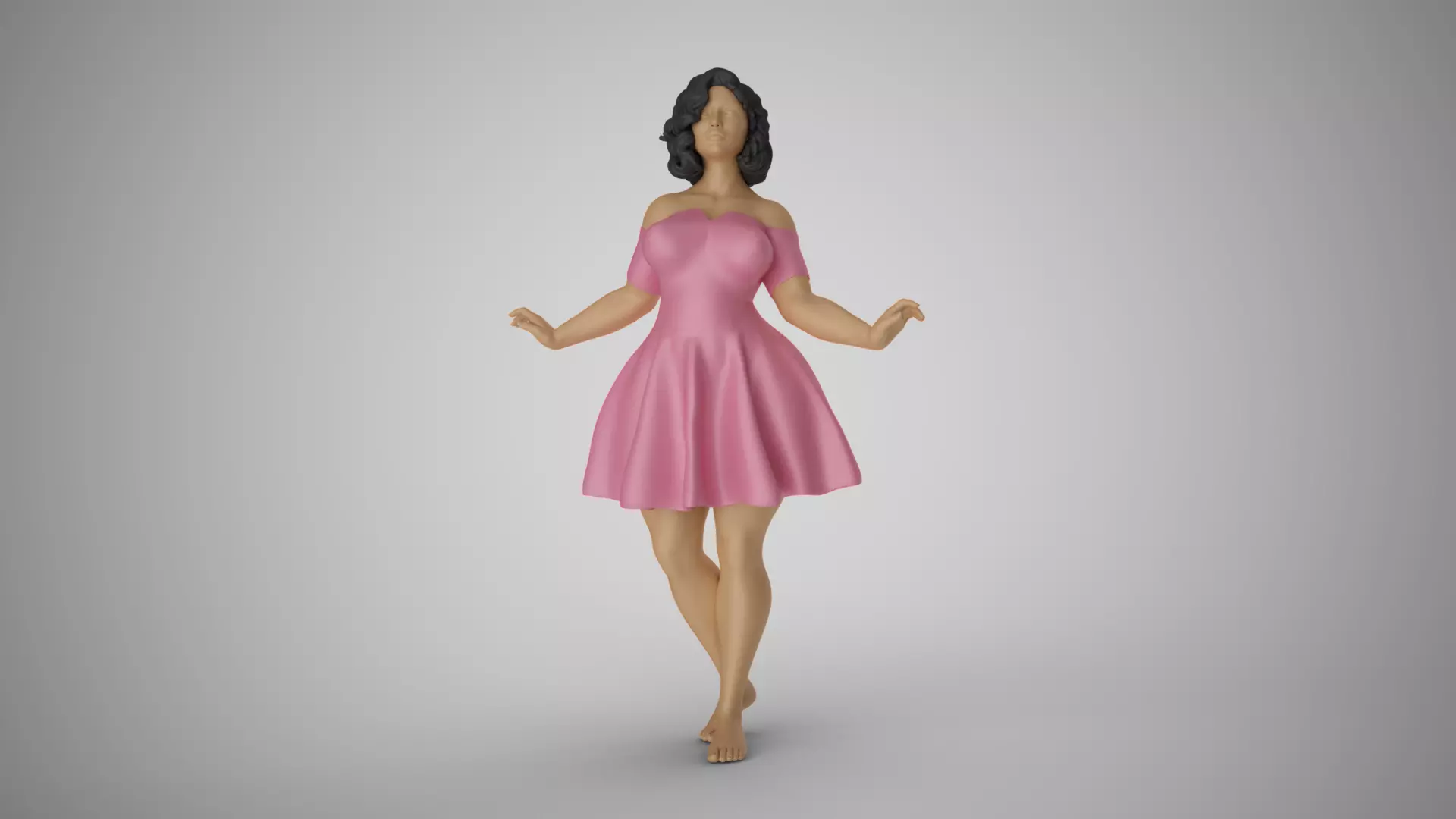 Princess Rehearsal 3D print model_0