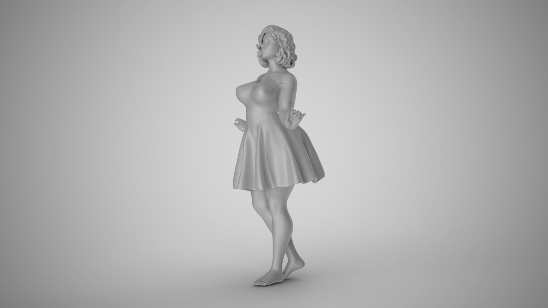 Princess Rehearsal 3D print model_1