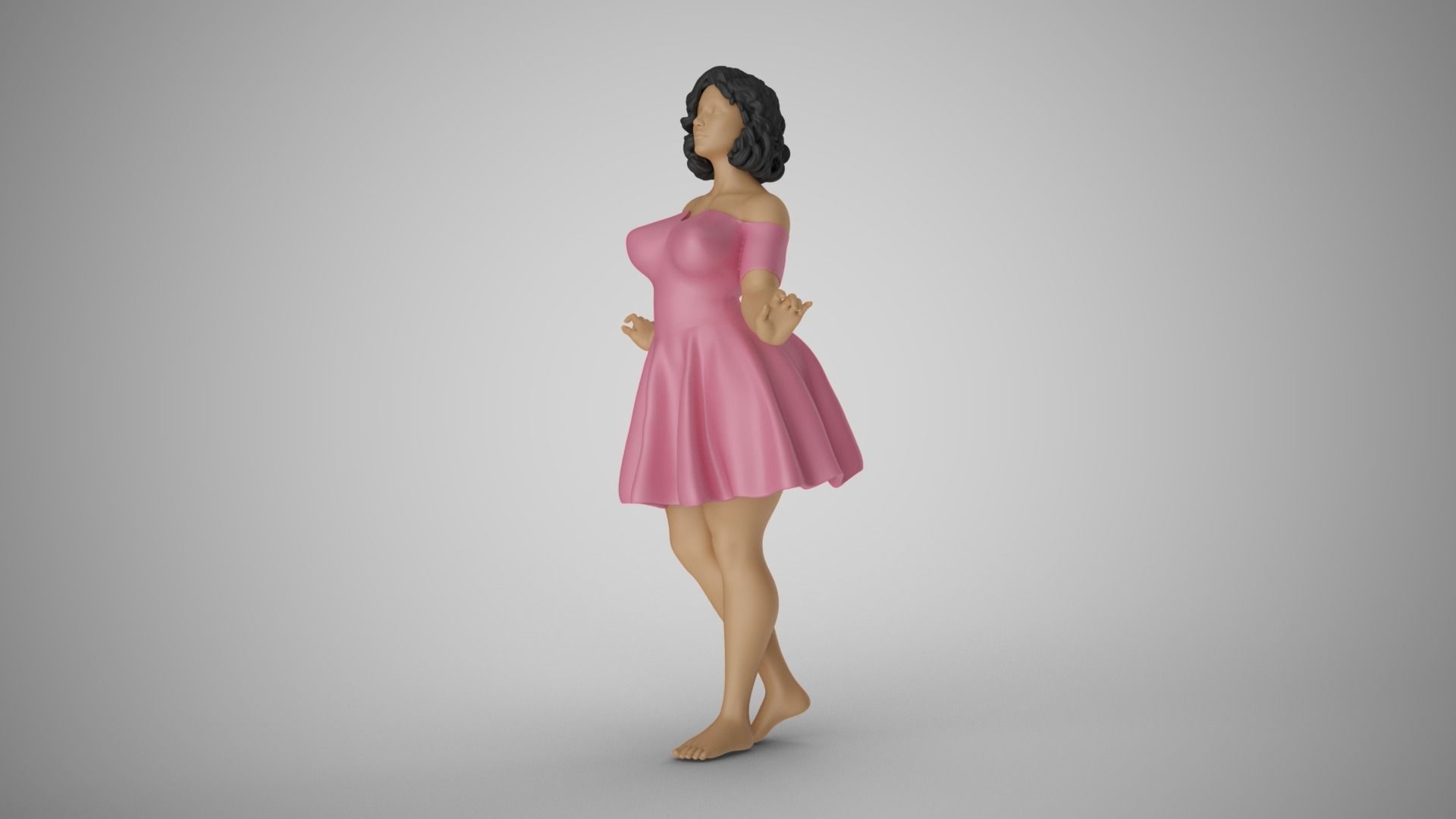 Princess Rehearsal 3D print model_9