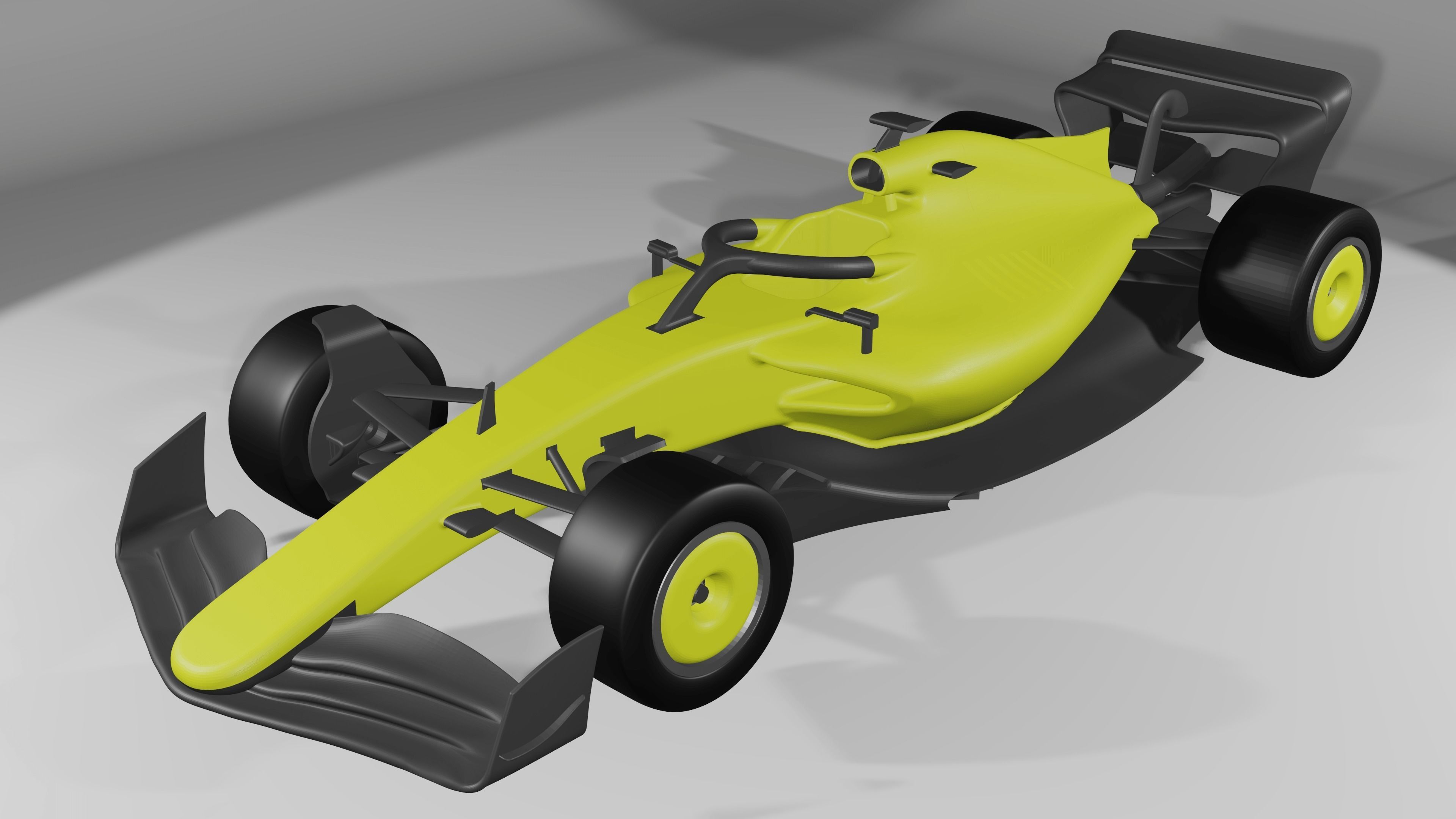F1 2022 Car 3D Print 1-18 Scale 3D print model_4