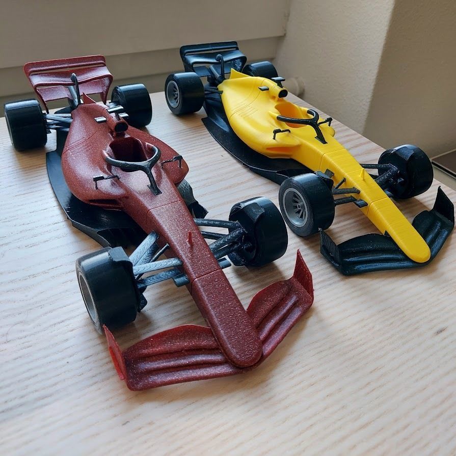F1 2022 Car 3D Print 1-18 Scale 3D print model_3