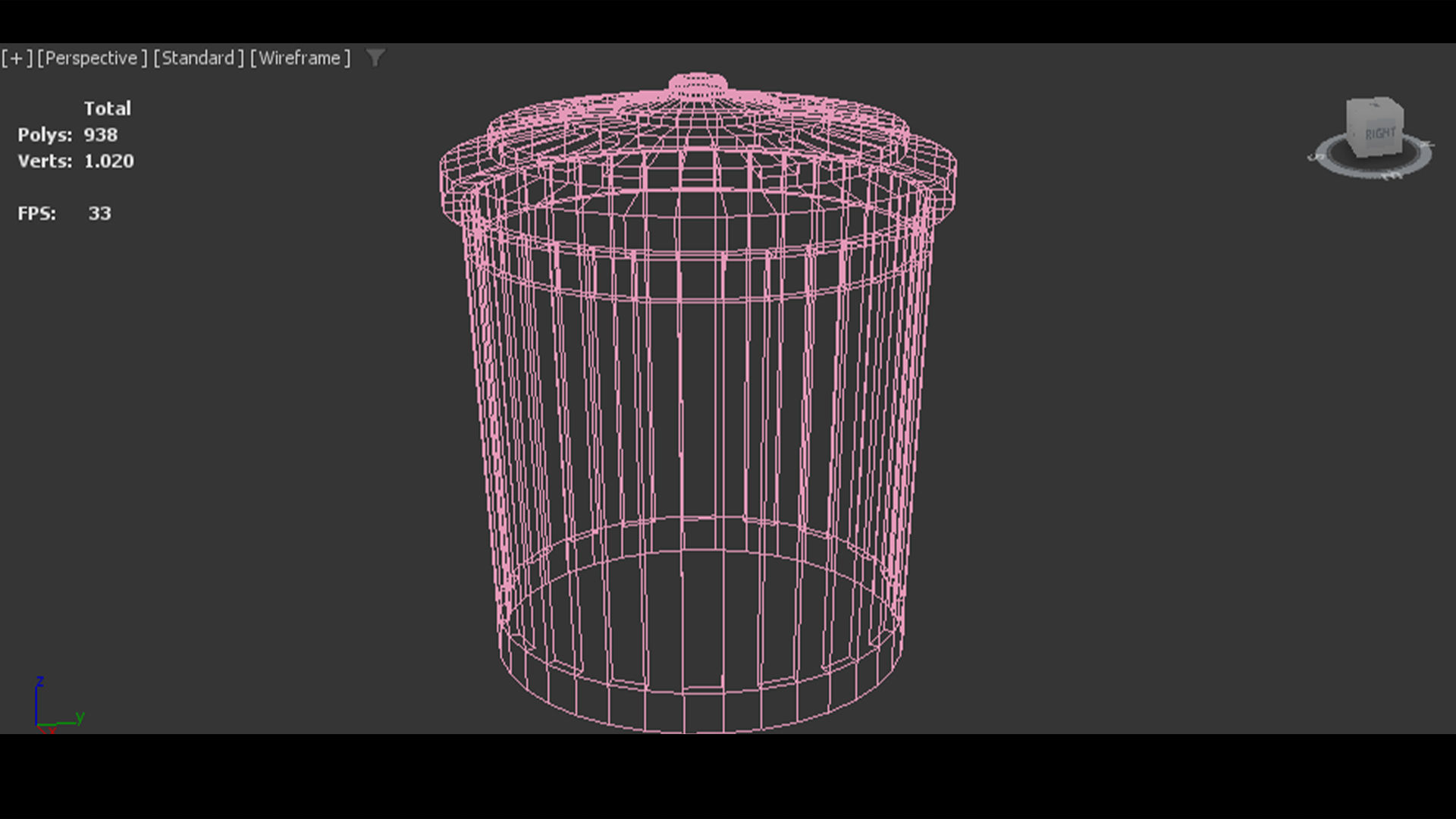 Trash-Cab trash can Free low-poly 3D model_2