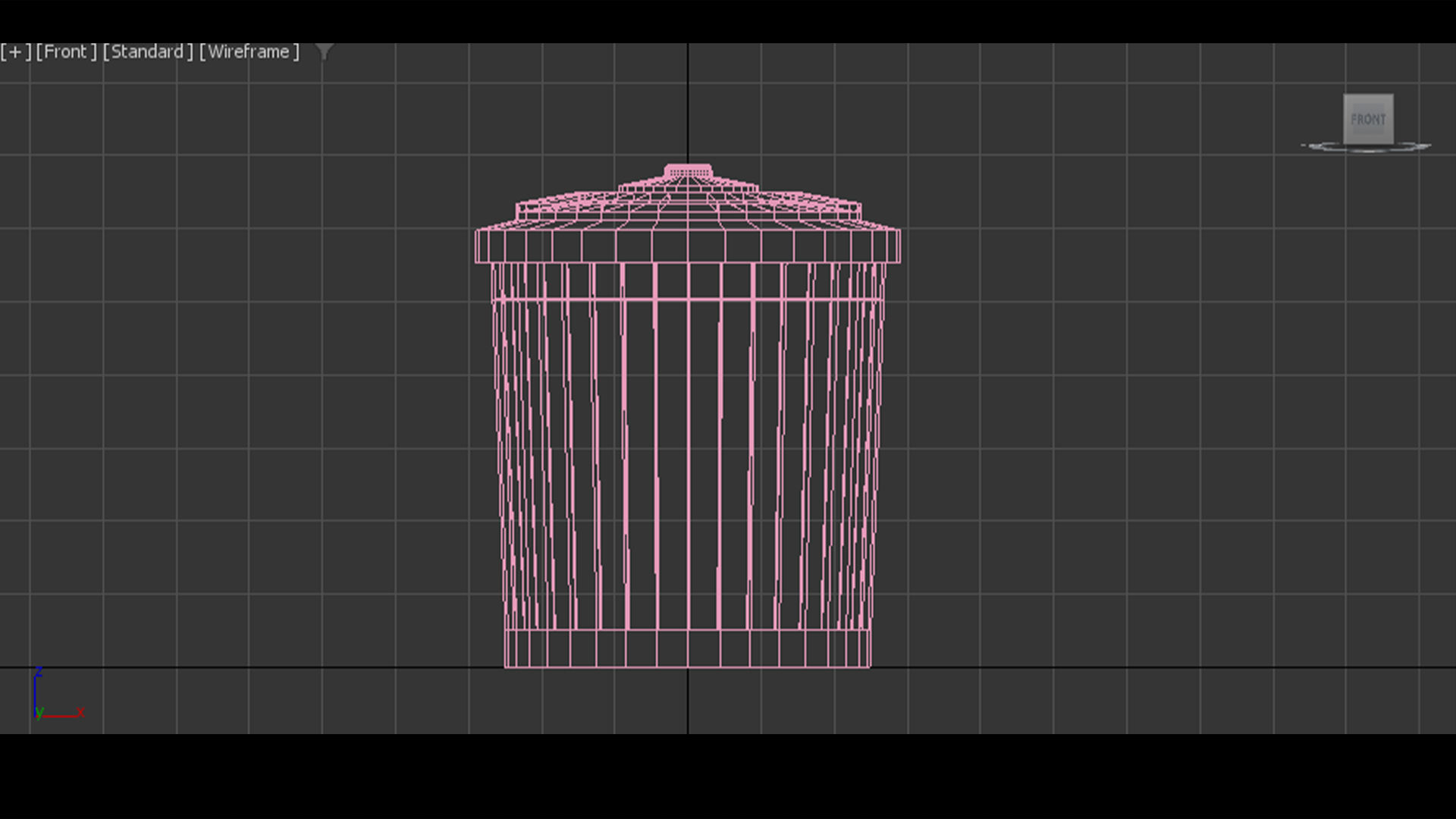 Trash-Cab trash can Free low-poly 3D model_4