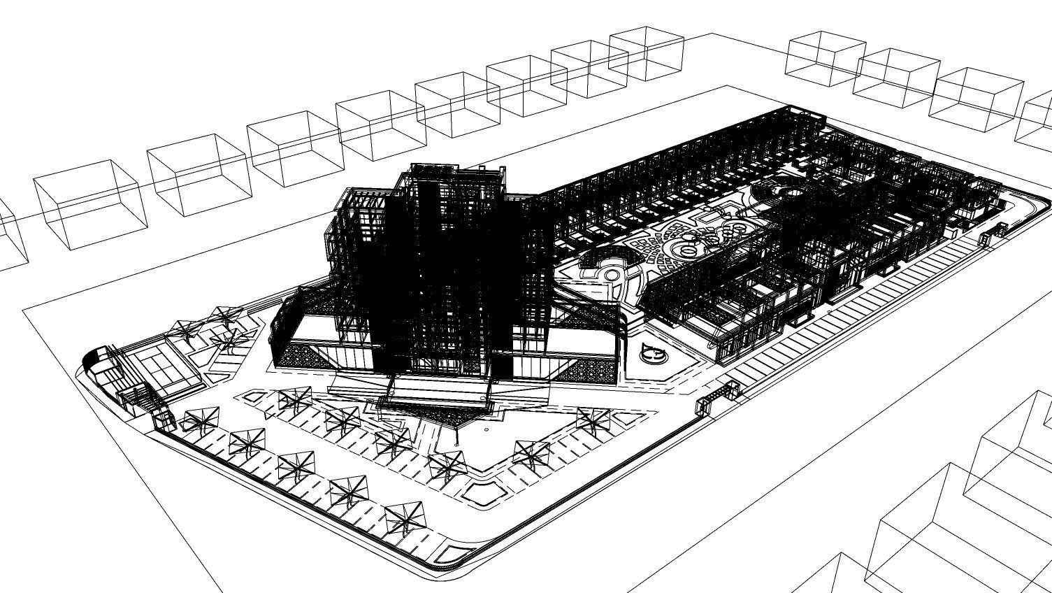Hotel Complex 01 3D model_20