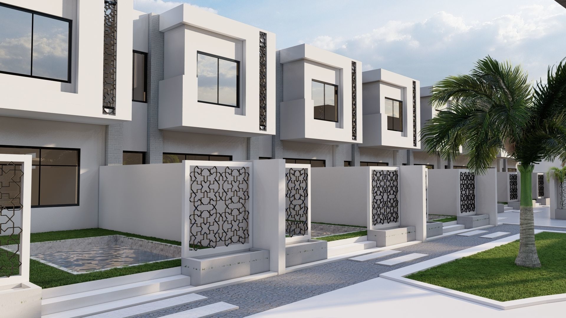 Hotel Complex 01 3D model_17