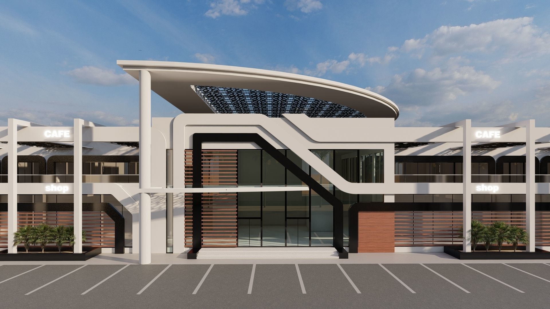 Hotel Complex 01 3D model_14