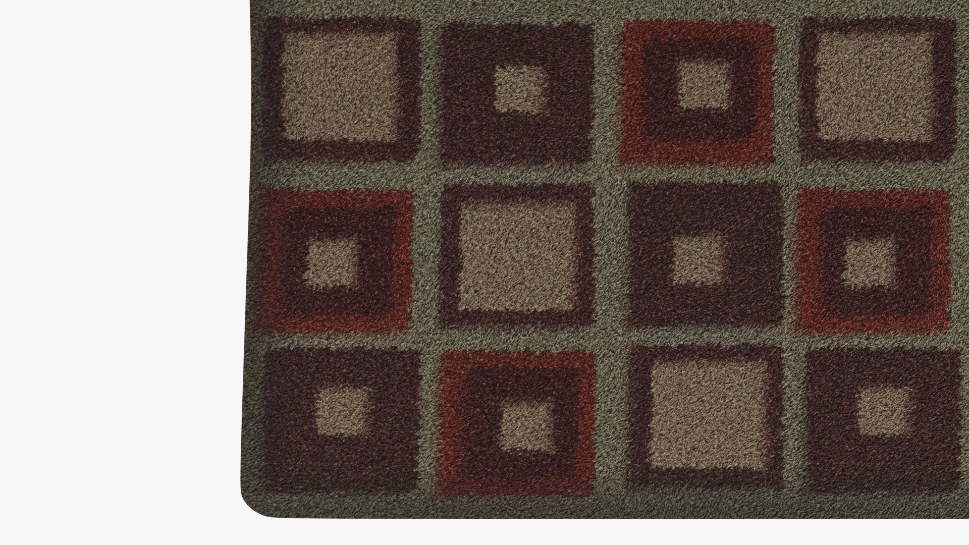 Art Deco Carpet 01 3D model_4