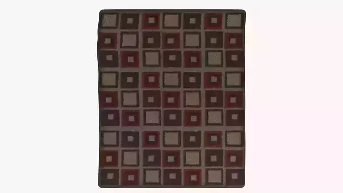 Art Deco Carpet 01 3D model