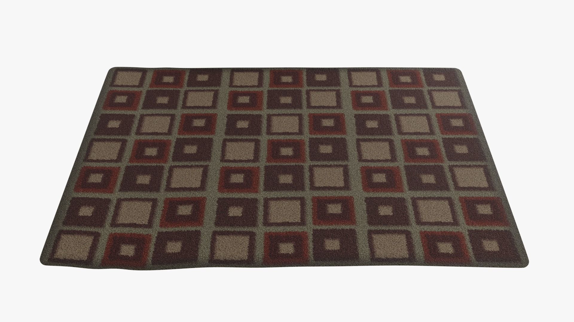 Art Deco Carpet 01 3D model_5