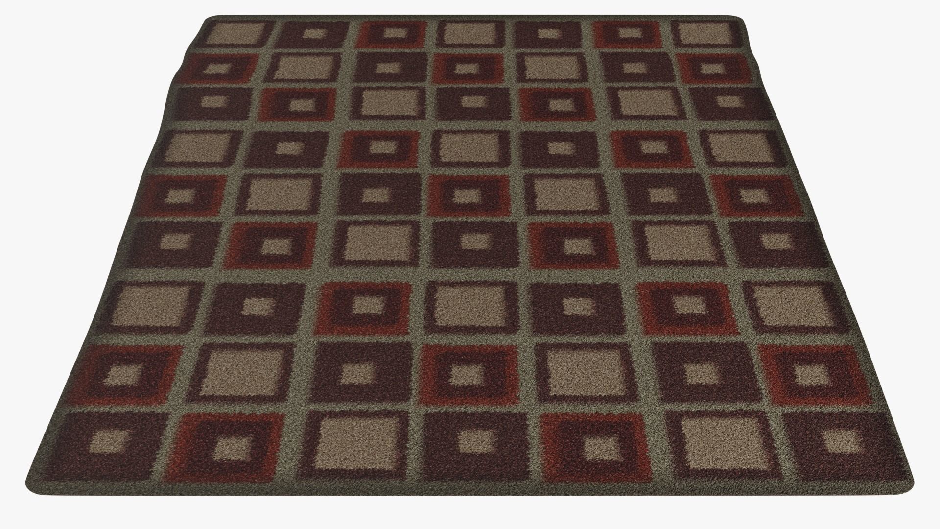 Art Deco Carpet 01 3D model_1