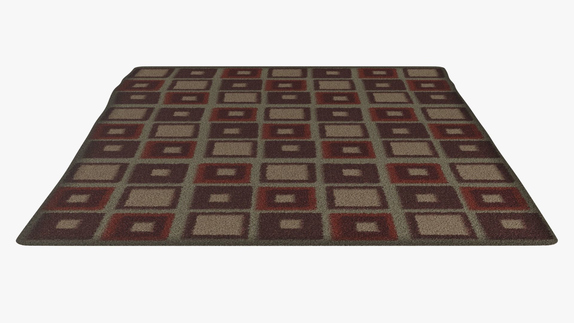 Art Deco Carpet 01 3D model_2