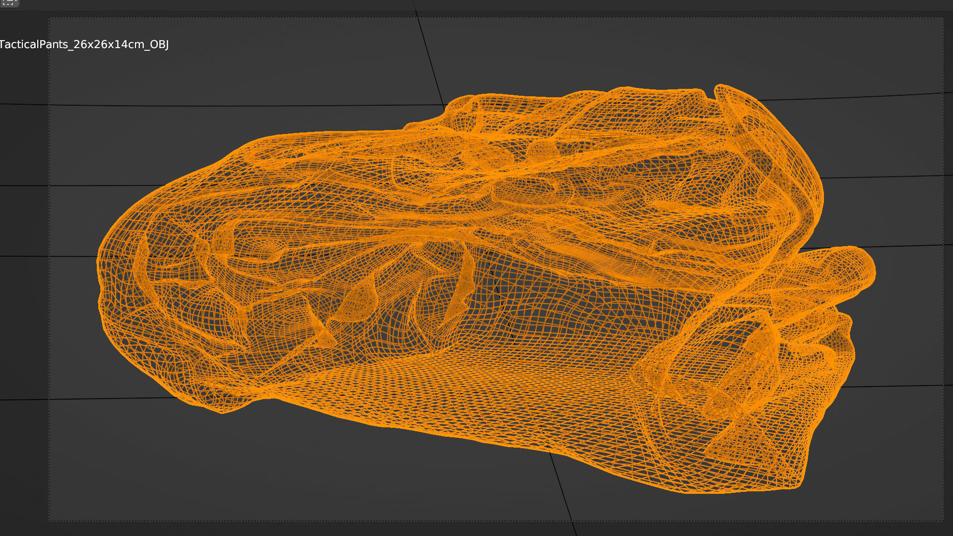 Green military tactical army outdoor pants trousers uniform 3D model_5