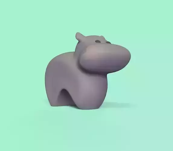 Stylized Hippo