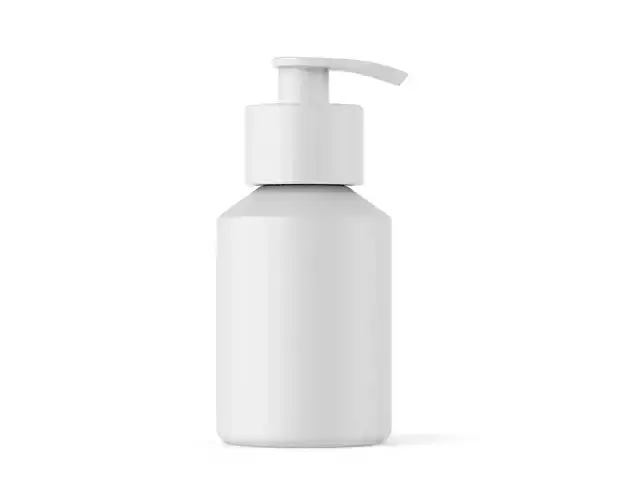 Bottle With Pump Low-poly 3D model